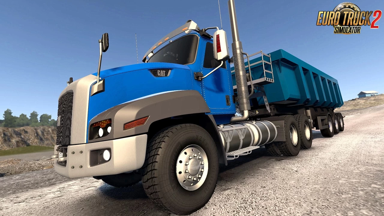 CAT CT660 Truck + Interior v2.3 (1.53.x) for ETS2