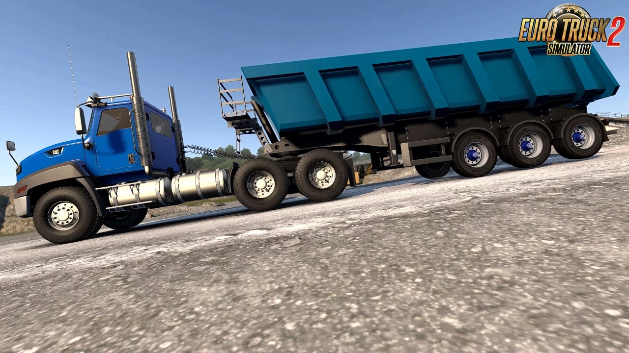 CAT CT660 Truck + Interior v2.3 (1.53.x) for ETS2
