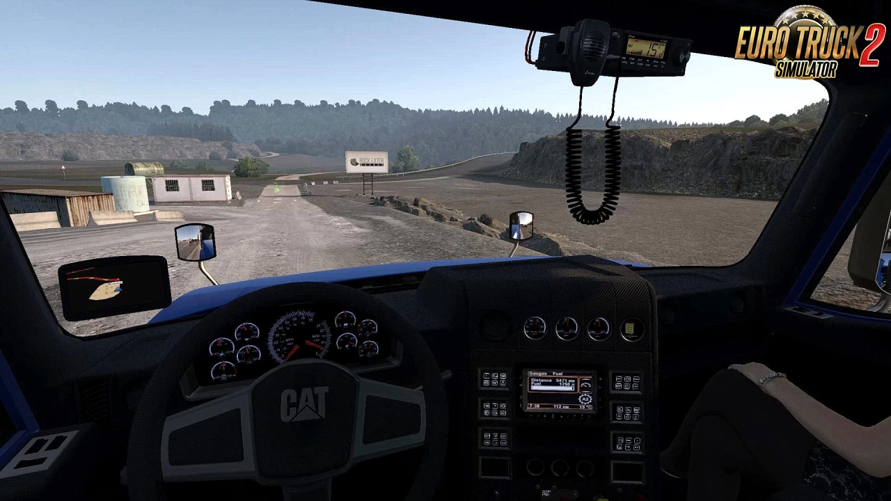 CAT CT660 Truck + Interior v2.3 (1.53.x) for ETS2
