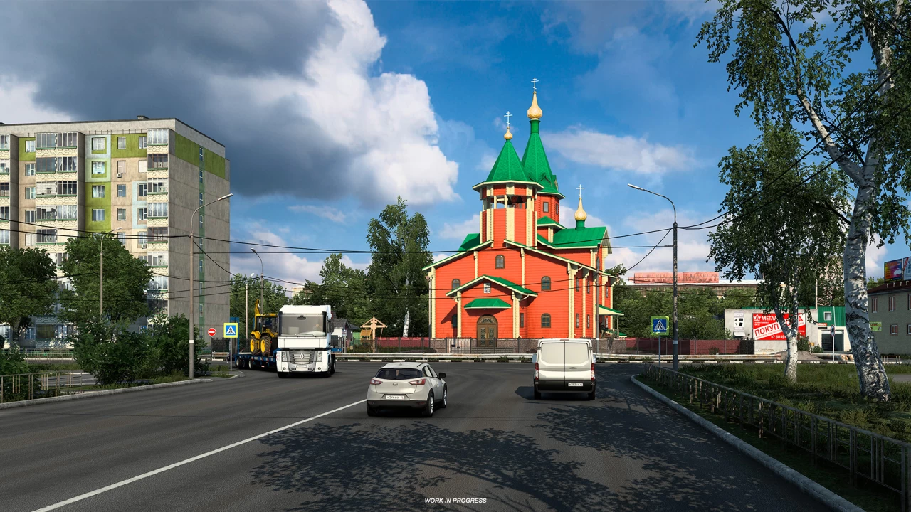 Heart of Russia DLC - Presenting the Churches for ETS2