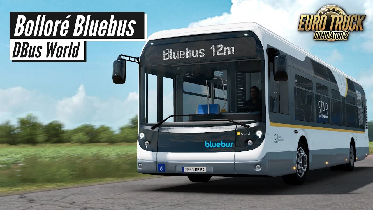 Bollore Bluebus SE + Interior v1.0.13.50 (1.50.x) for ETS2