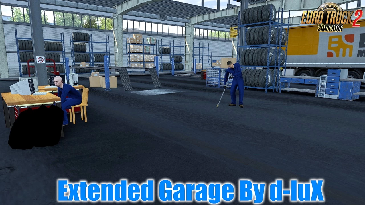 Extended Garage v2.0.3 By d-luX (1.45.x) for ETS2
