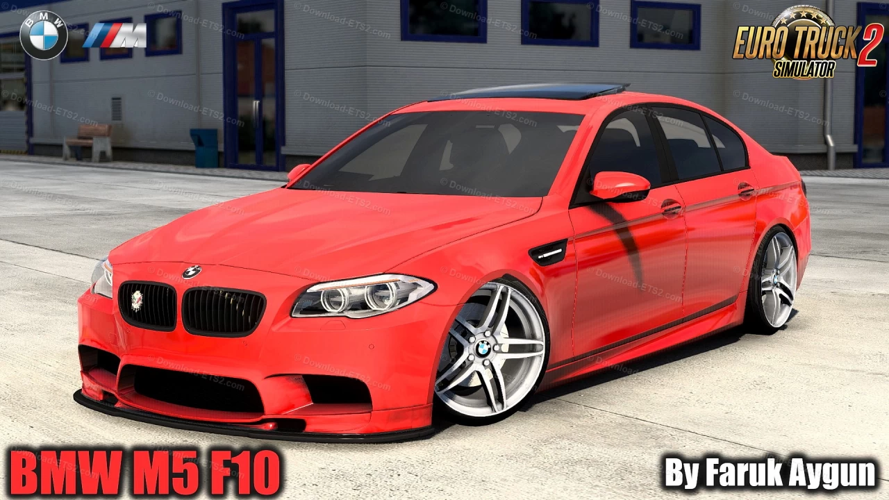 BMW M5 F10 + Interior v2.0 By Faruk Aygun (1.53.x) for ETS2