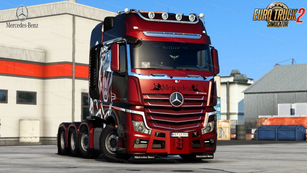 Mercedes Actros MP4 Reworked v3.5 By Schumi (1.49.x)