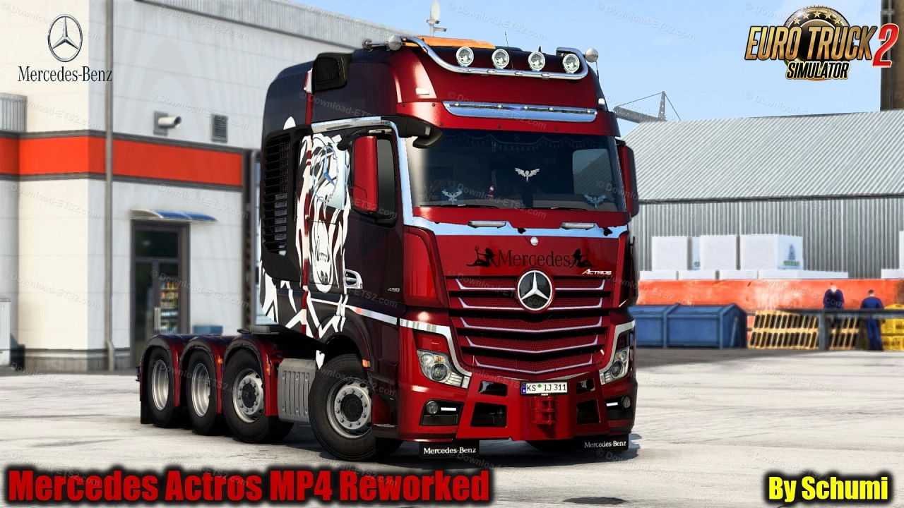 Mercedes Actros MP4 Reworked v3.5 By Schumi (1.49.x)