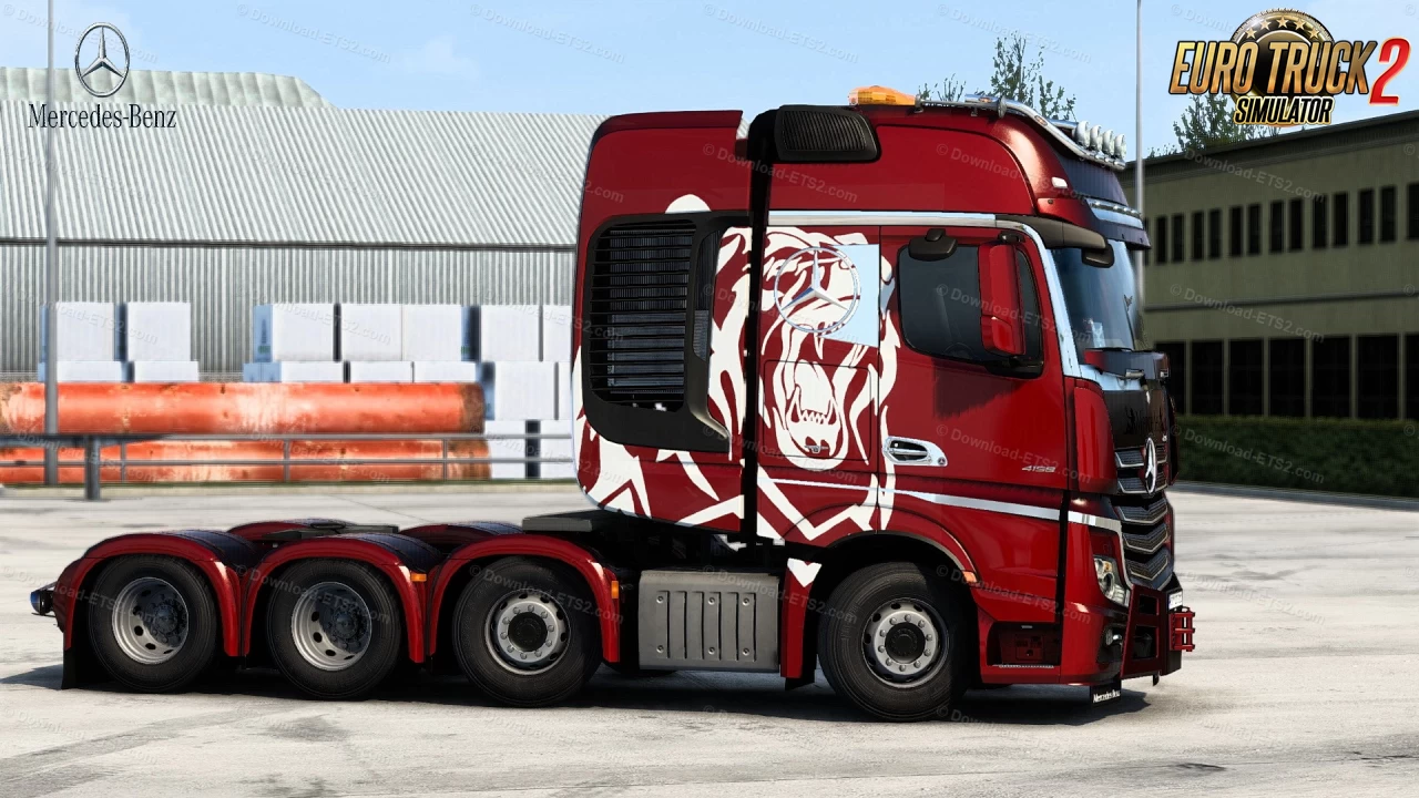 Mercedes Actros MP4 Reworked v3.5 By Schumi (1.49.x)