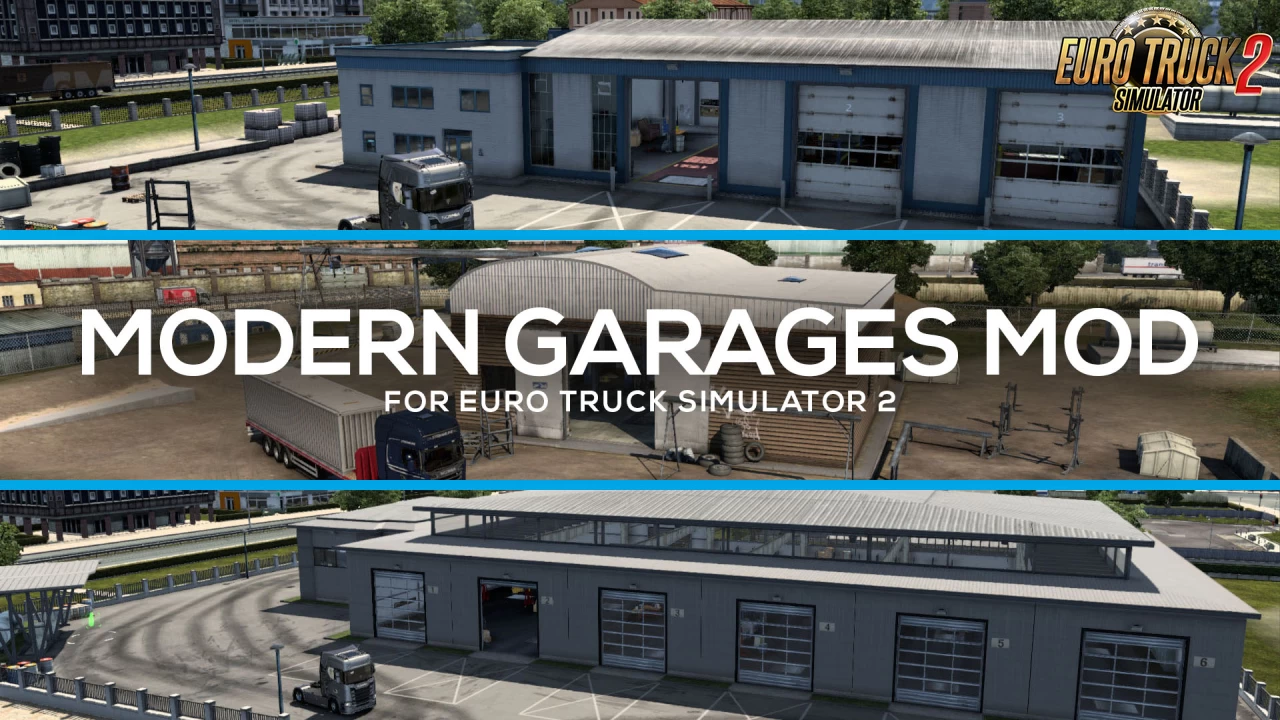 Modern Garage Mod v1.5 by Frkn64 Modding (1.44.x) for ETS2