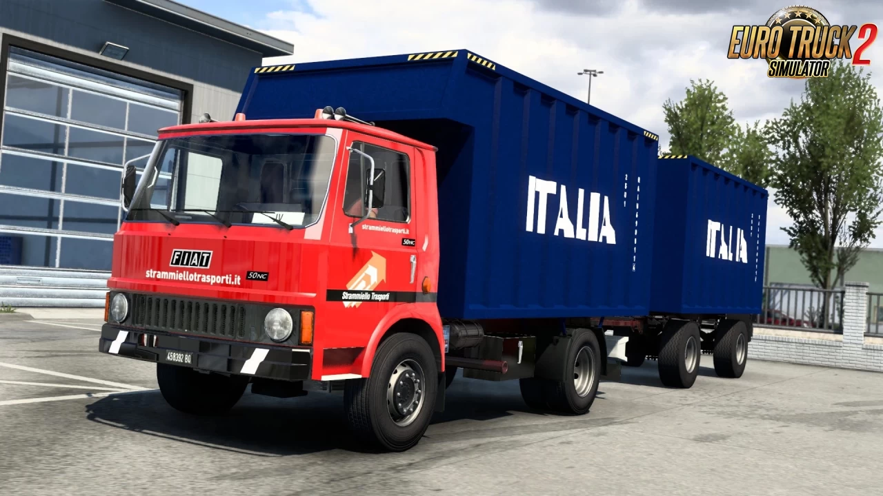 FIAT 50 NC Truck + Trailer + Interior v1.3 (1.44.x) for ETS2