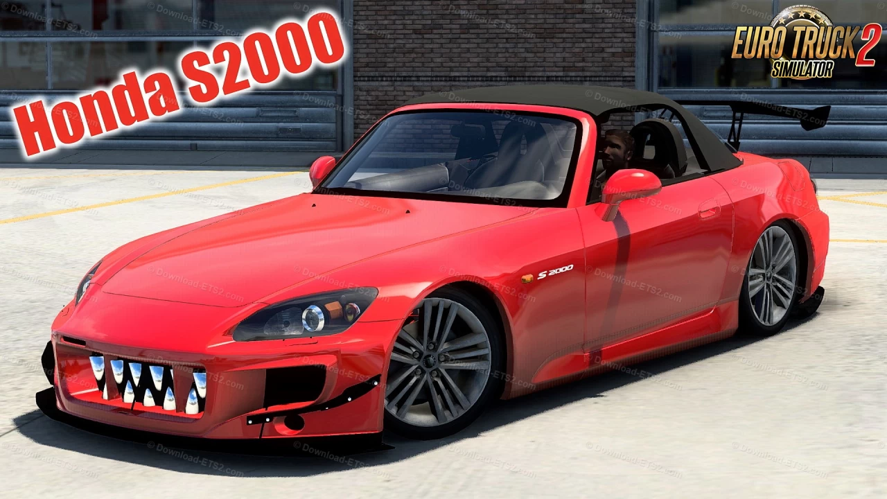 Honda S2000 + Interior v1.1.48 (1.48.x) for ETS2