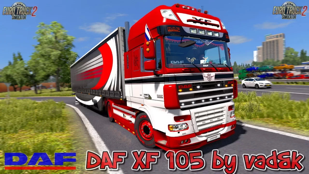 DAF XF 105 v7.10 Edit by vad&k (1.46.x) for ETS2