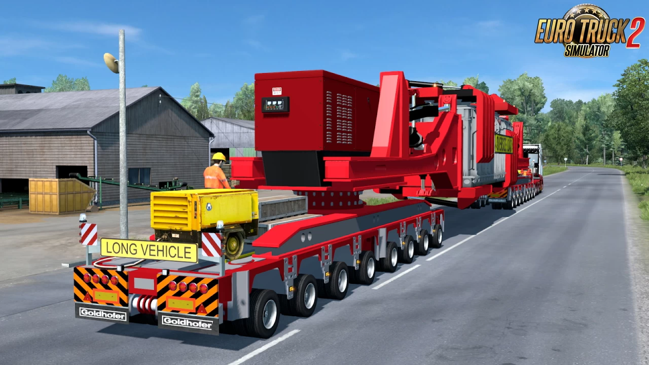 Mega Trafo Transport (Oversize) v1.01 (1.42.x) for ETS2