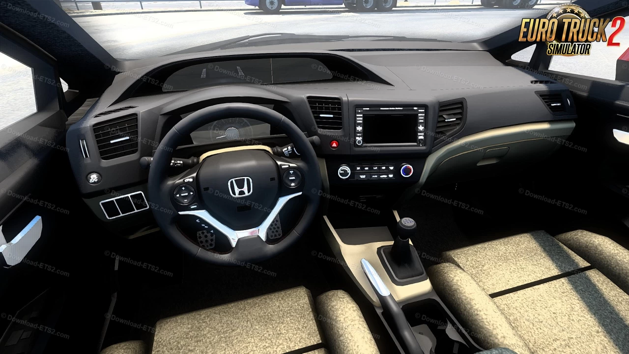 Honda Civic FB7 + Interior v1.1 (1.42.x) for ETS2