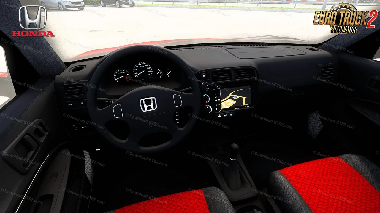 Honda Civic IES + Interior v8.2 (1.42.x) for ETS2