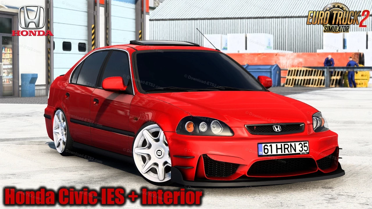 Honda Civic IES + Interior v8.2 (1.42.x) for ETS2