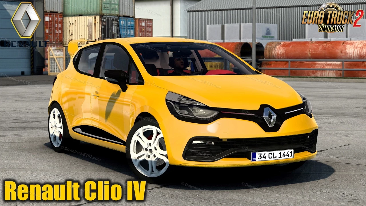 Renault Clio IV + Interior v1R160 (1.54.x) for ETS2