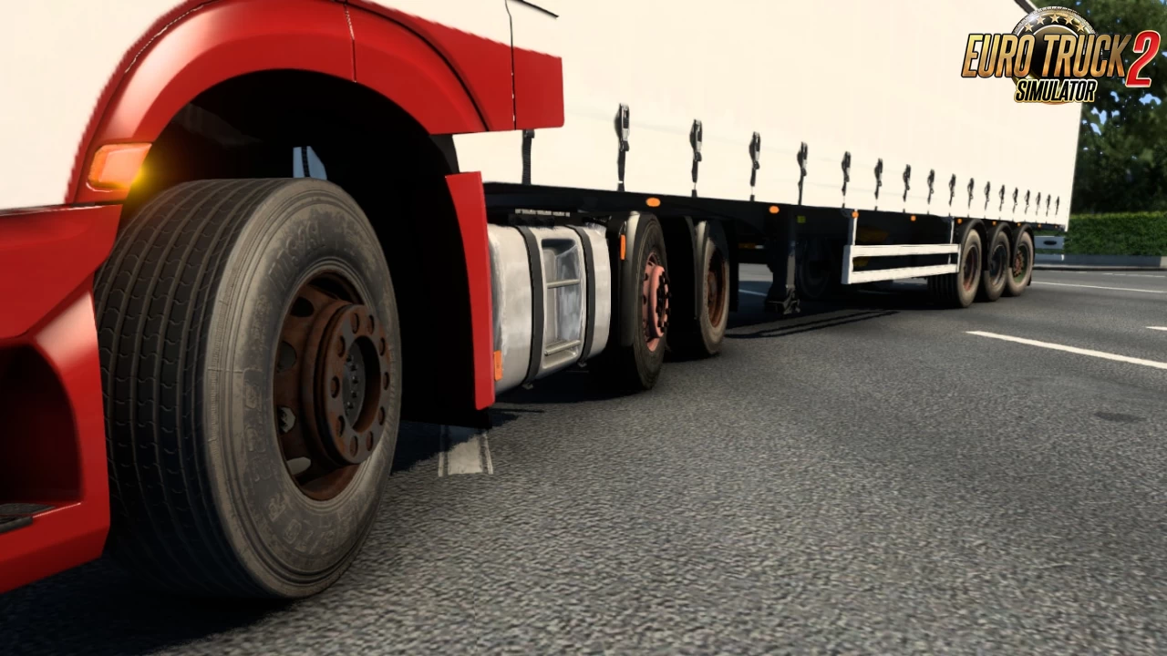Dirt Tires and Rims Pack v1.01 (1.42.x) for ETS2