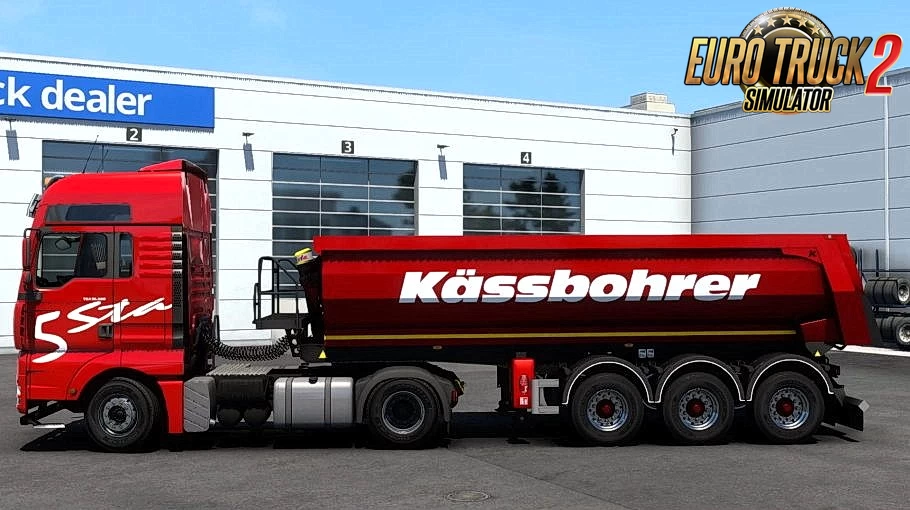 Kassbohrer Tipper Trailer v1.0 (1.42.x) for ETS2