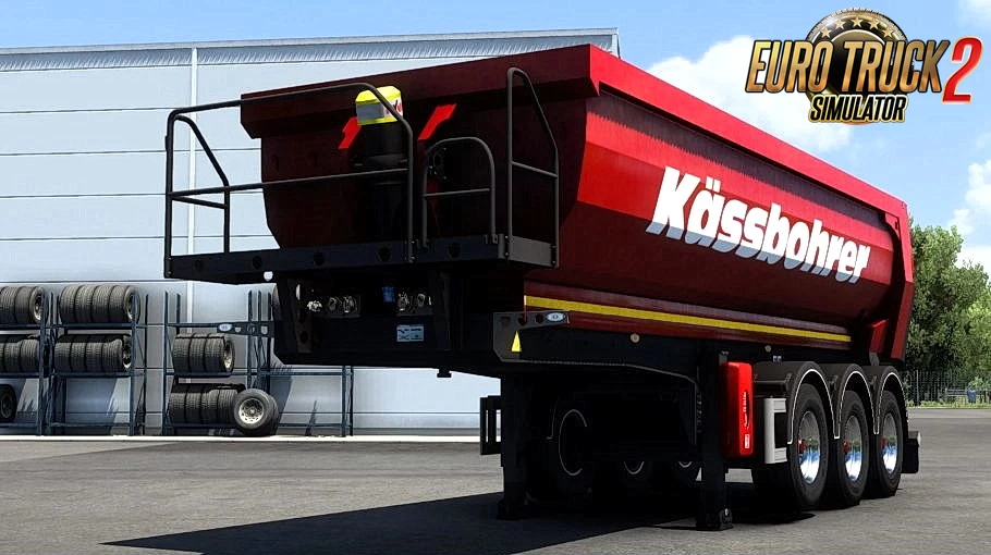 Kassbohrer Tipper Trailer v1.0 (1.42.x) for ETS2