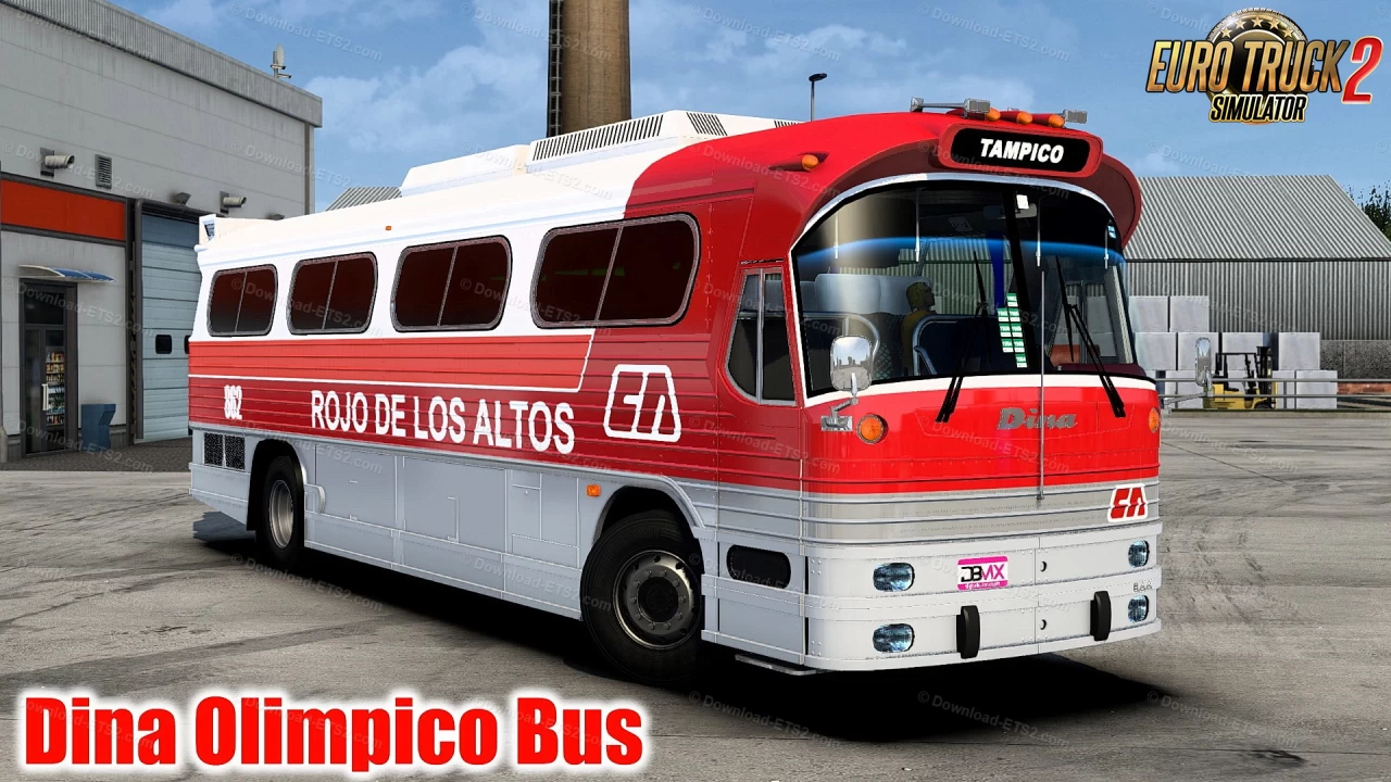 Dina Olimpico Bus + Interior v1.1 (1.43.x) for ETS2