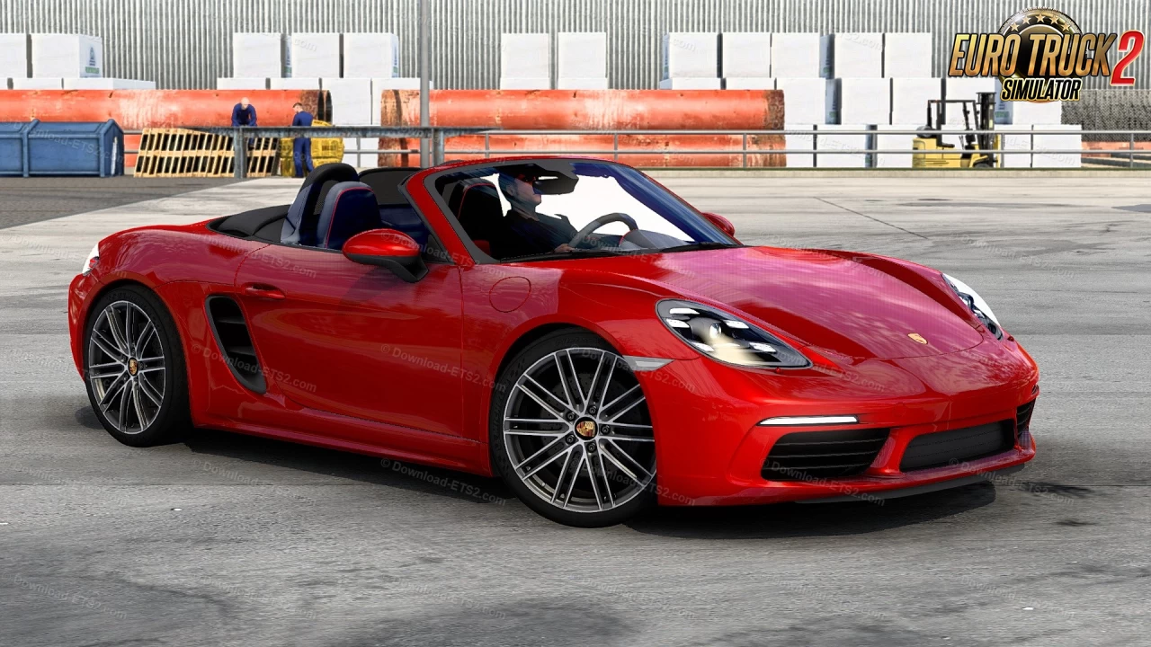 Porsche 718 Boxster S 2016 + Interior v1.4 (1.46.x) for ETS2