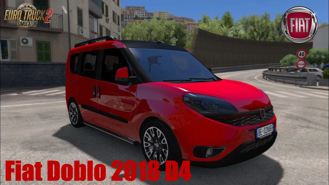 Fiat Doblo 2018 D4 + Interior v1.9 (1.43.x) for ETS2