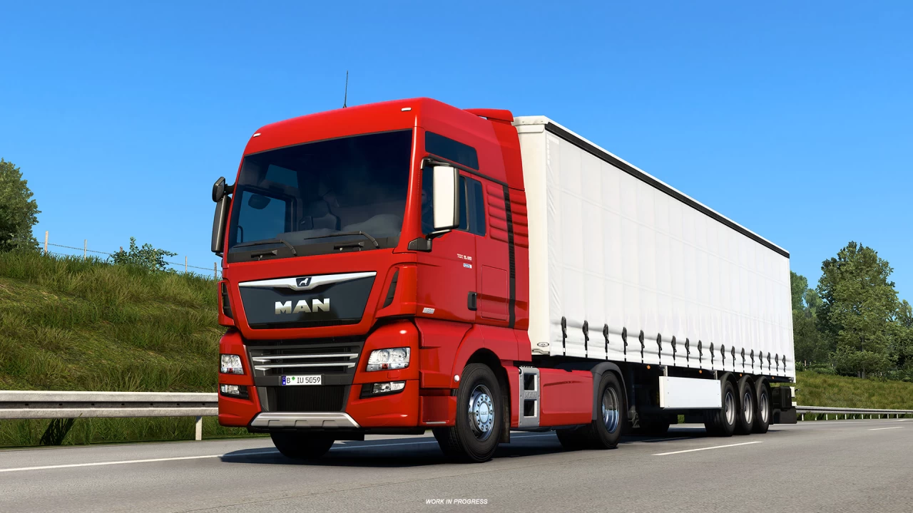 MAN TGX EfficientLine 3 - Update with the Patch 1.43