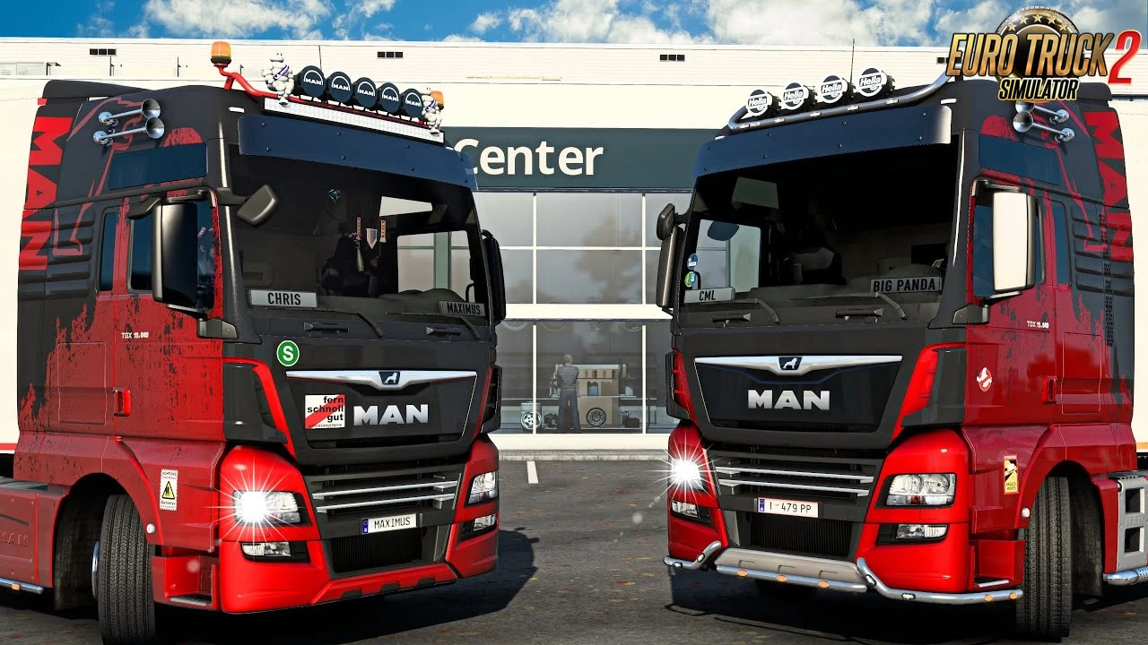 MAN TGX EfficientLine 3 (1.43.x) - Euro Truck Simulator 2