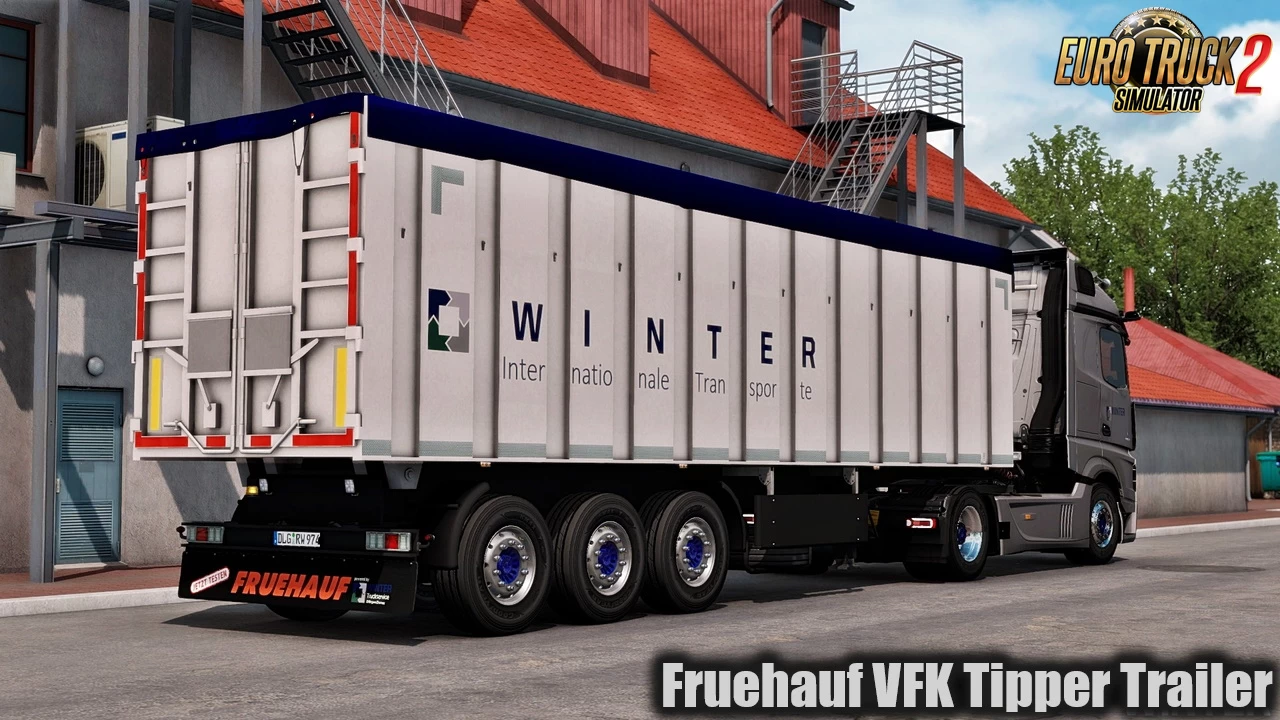 Fruehauf VFK Tipper Trailer v1.3 (1.50.x) for ETS2