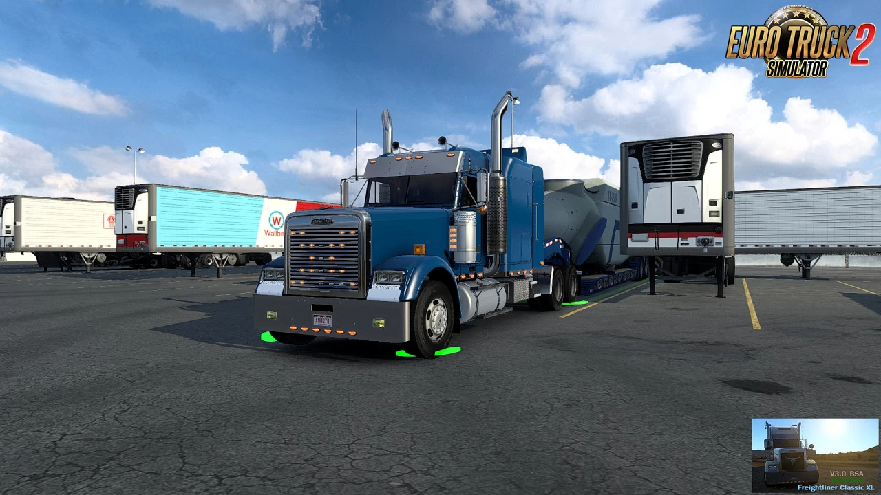 Freightliner Classic XL v3.0 (BSA Revision) (1.43.x) for ETS2
