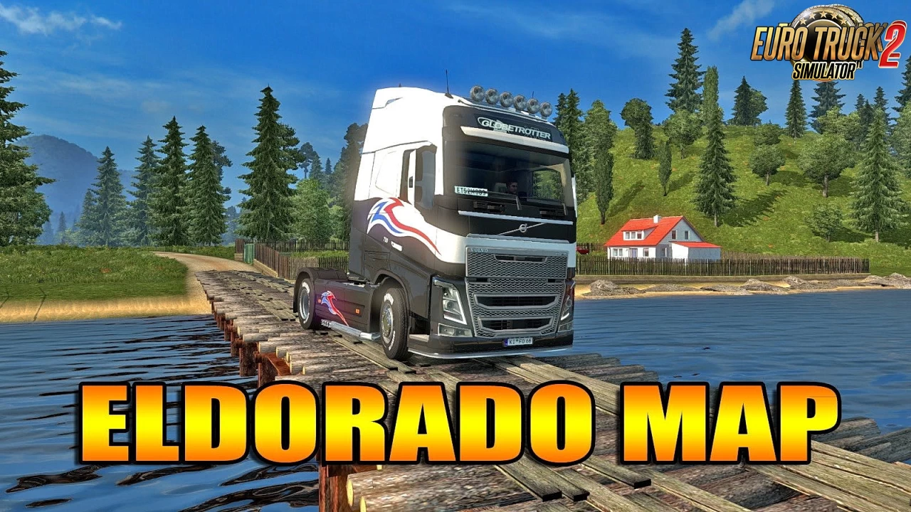 Eldorado Map v2.0.2 by Elvisfelix (1.52.x) for ETS2