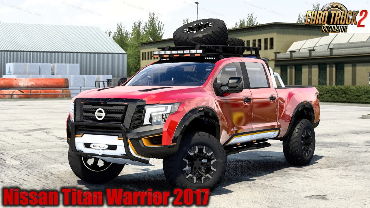 Nissan Titan Warrior 2017 + Interior v1.3 (1.45.x) for ETS2