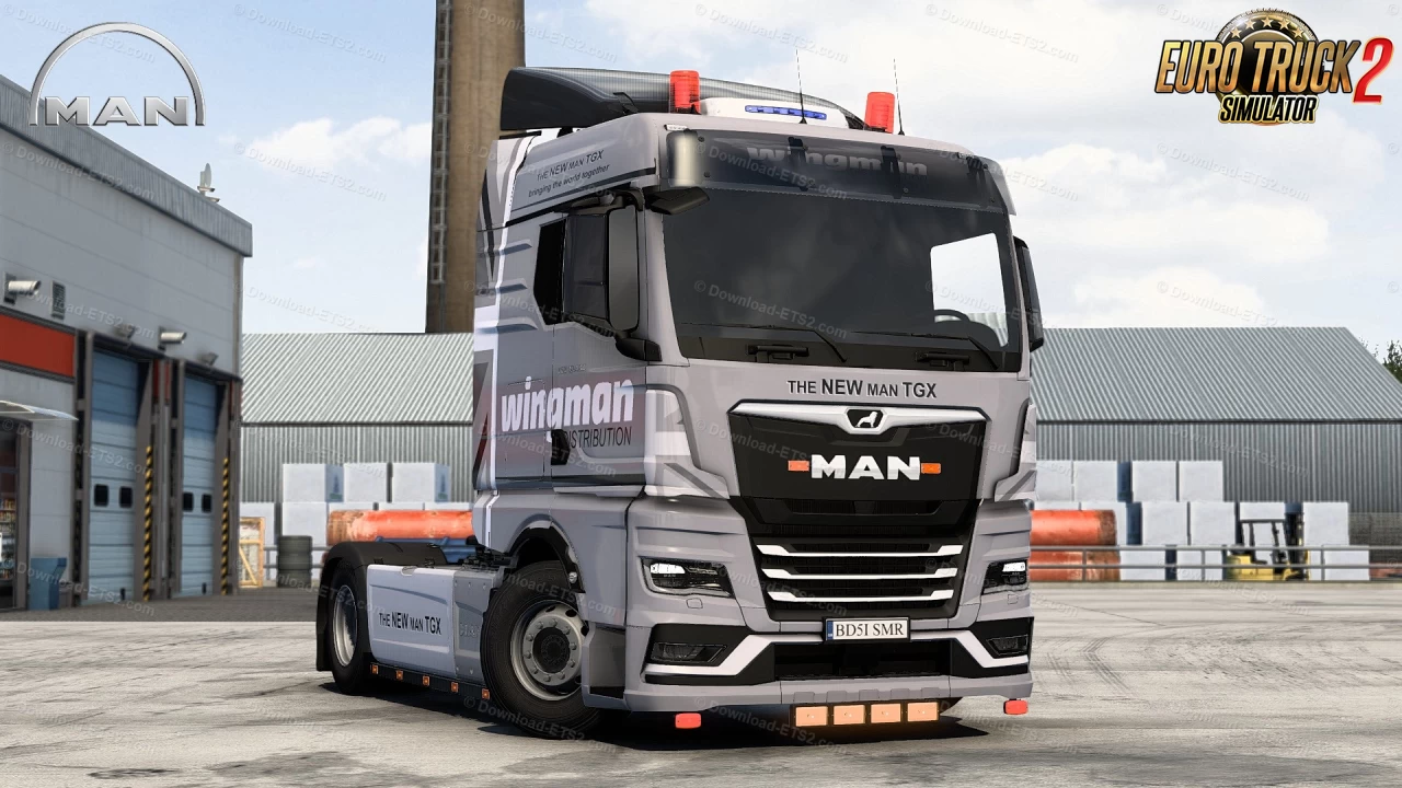 MAN TGX 2020 Truck + Interior v1.0 (1.43.x) for ETS2