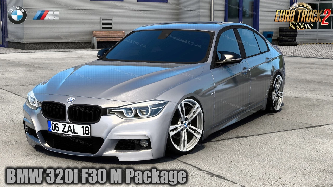 BMW 320i F30 M Package + Interior v2.0 (1.43.x) for ETS2