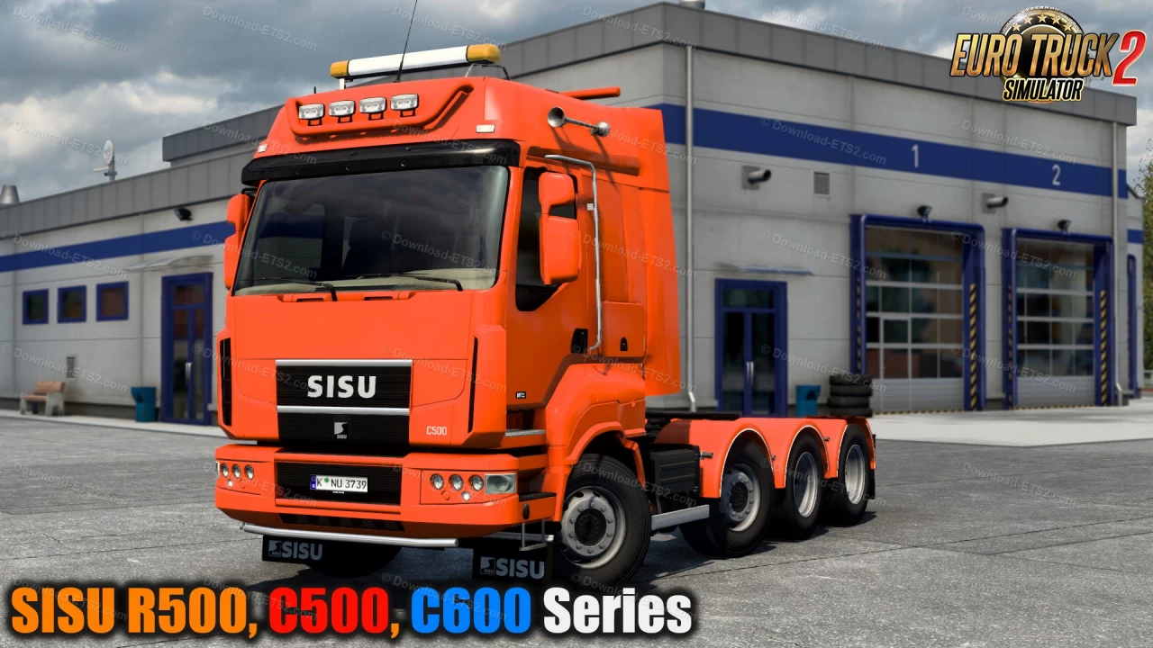 SISU R500, C500, C600 Series Truck v1.4 (1.53.x) for ETS2