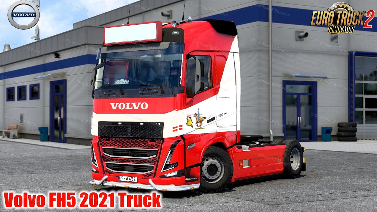 Volvo FH5 2021 Truck + Interior v1.4.2.2 (1.48.x) for ETS2