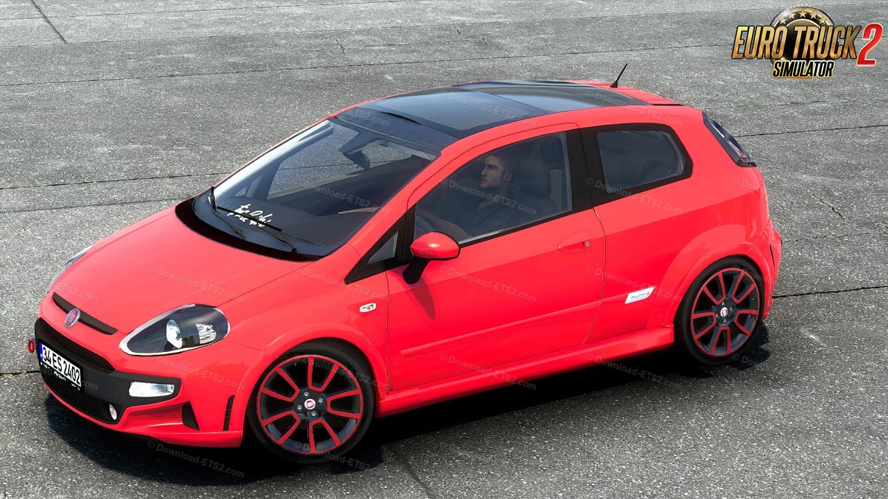 Fiat Punto 3 Doors + Interior v0.5 (1.43.x) for ETS2