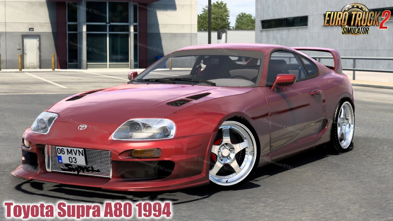 Toyota Supra A80 1994 + Interior v1.2 (1.44.x) for ETS2