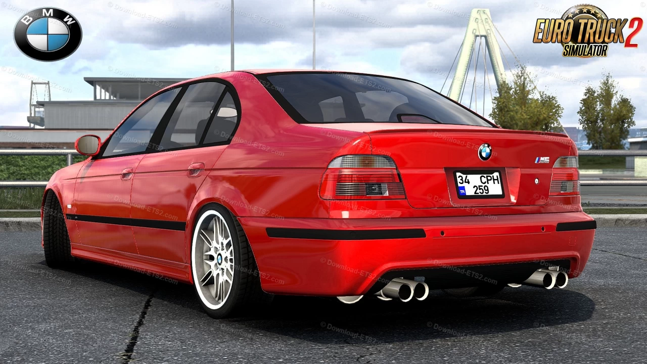 BMW M5 E39 + Interior v3.0 by BurakTuna24 (1.54.x) for ETS2