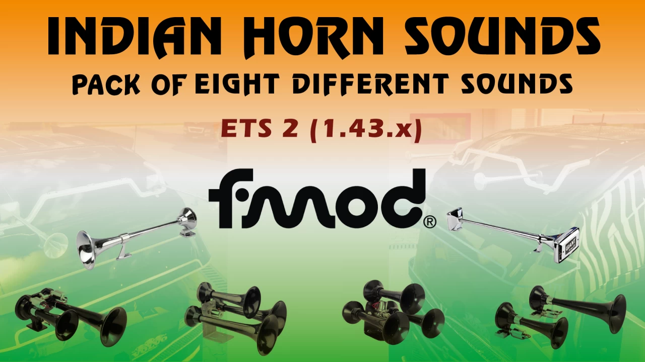 Indian Horn Pack v1.0 for ETS2