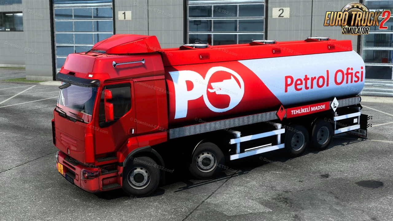 Renault Premium Tanker Truck v1.0 (1.43.x) for ETS2