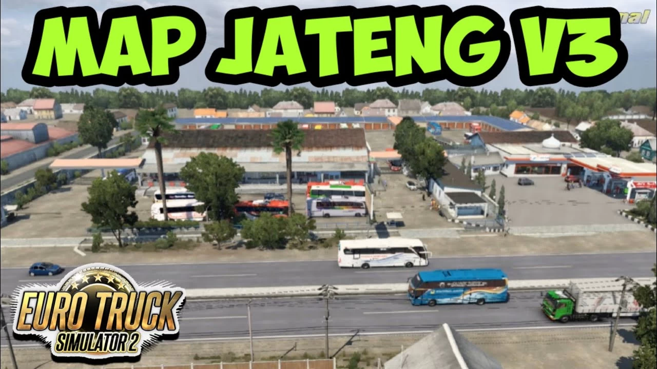 Map Jateng (Jawa Tengah) v3.2 (1.48.x) for ETS2