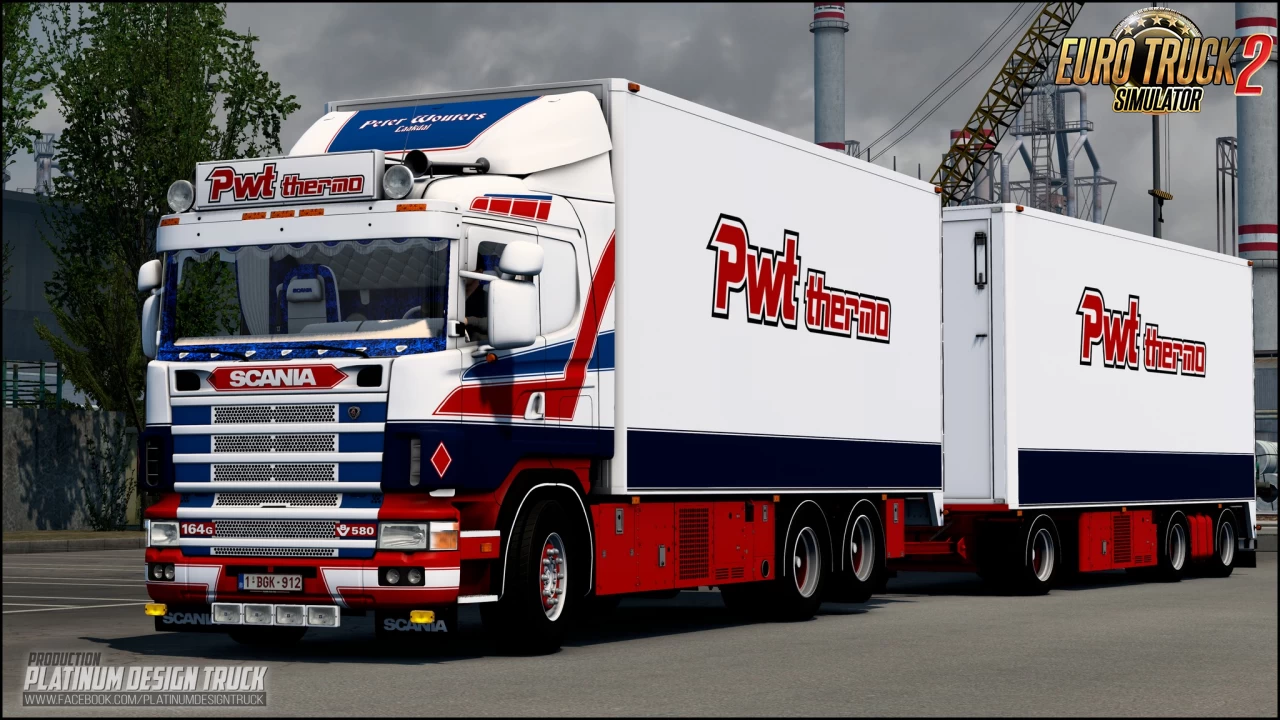 Scania 164G 580 + Trailer PWT Thermo v9.0 (1.50.x) for ETS2