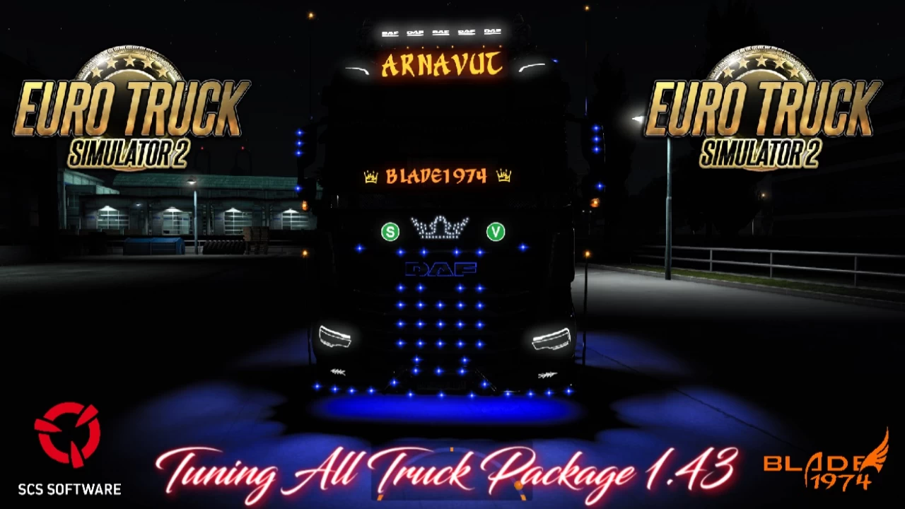 Tuning All Truck & Trailer Pack v1.4 (1.45.x) for ETS2