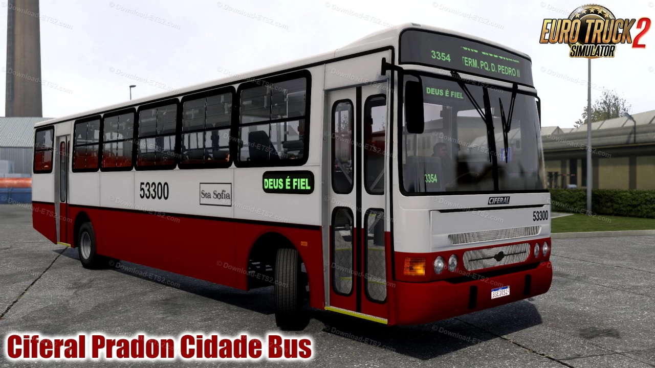 Ciferal Pradon Cidade Bus + Interior v1.0 (1.43.x) for ETS2