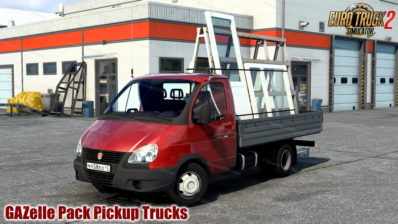 GAZelle Pack Pickup Trucks v7.3 (1.53.x) for ETS2