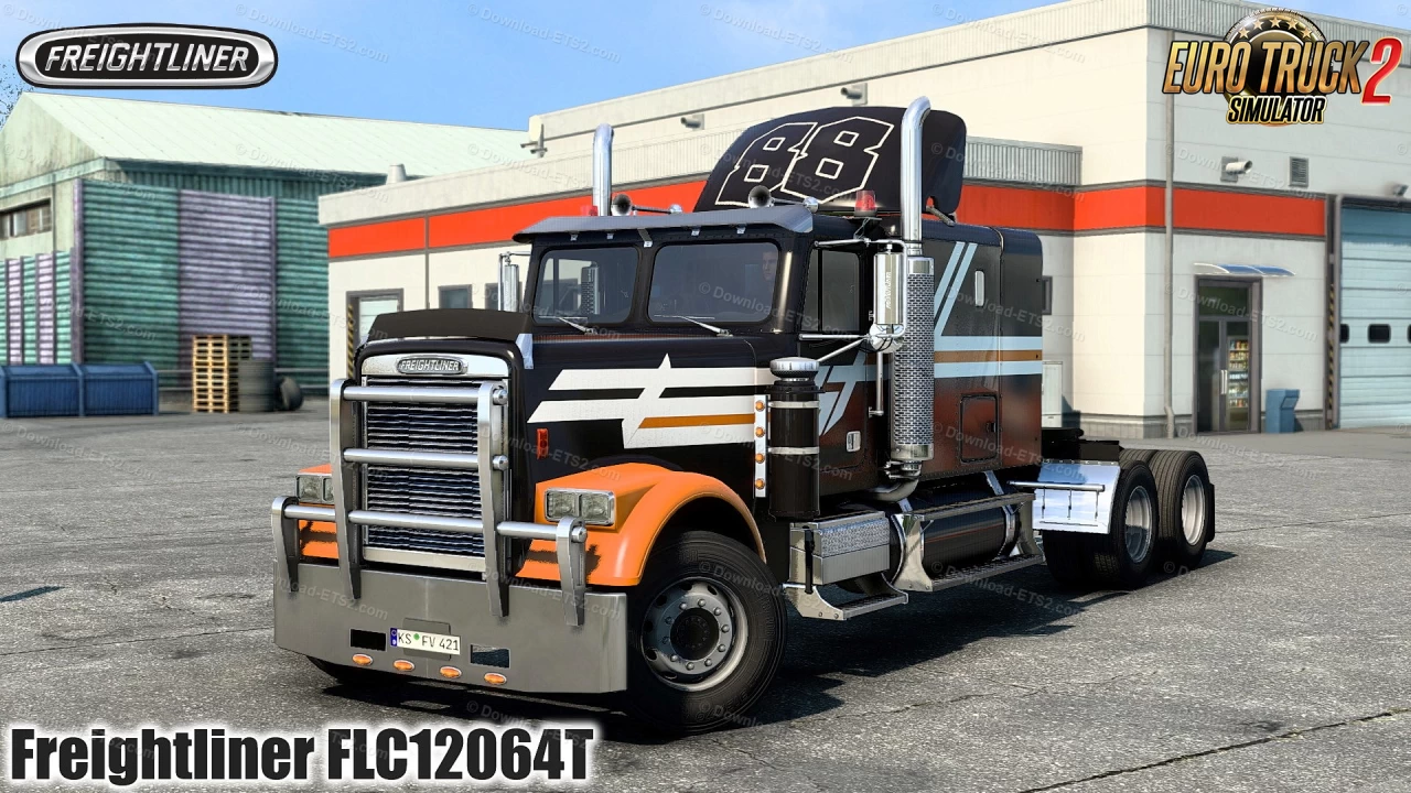 Freightliner FLC12064T v1.0.3 By XBS (1.46.x) for ETS2