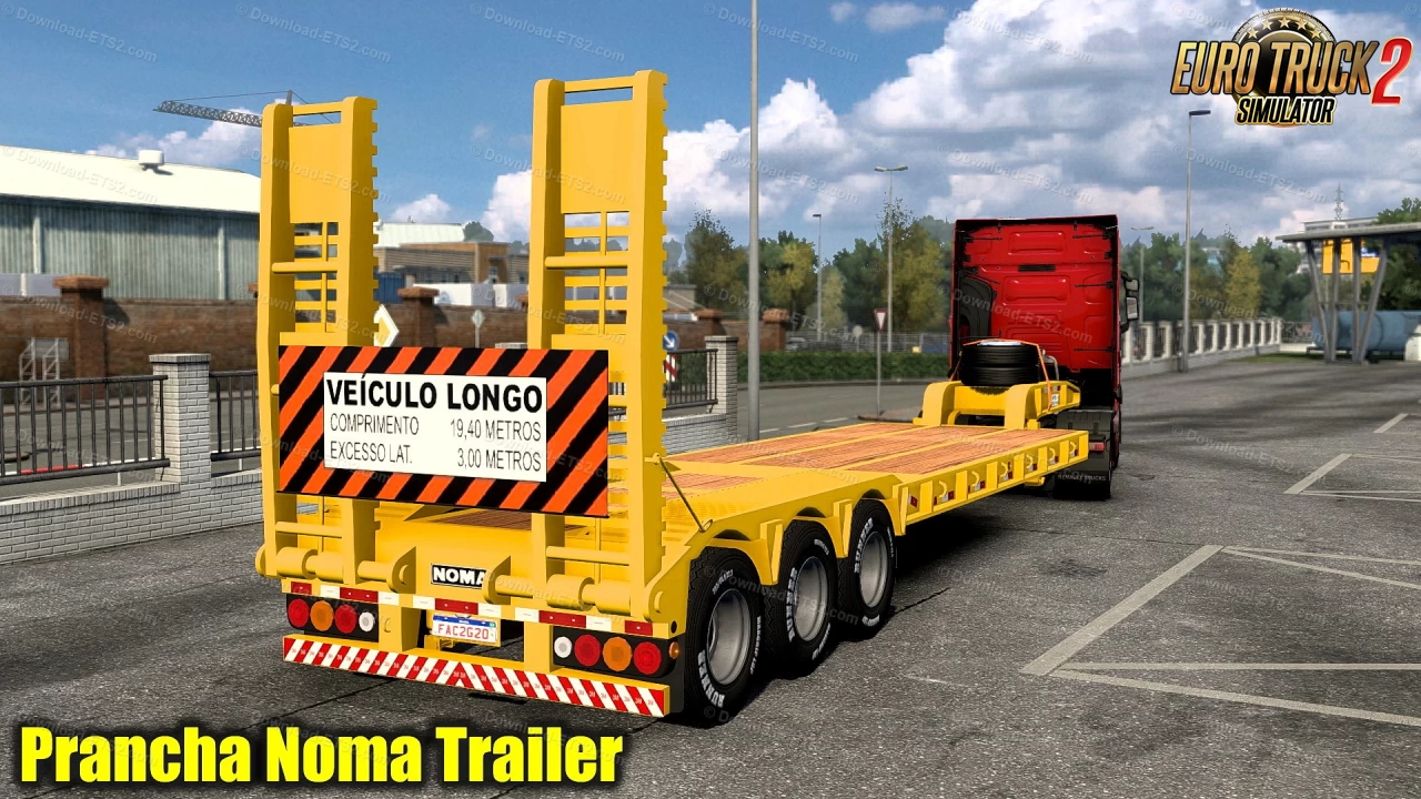 Prancha Noma 3 Axis Trailer v1.1 (1.49.x) for ETS2