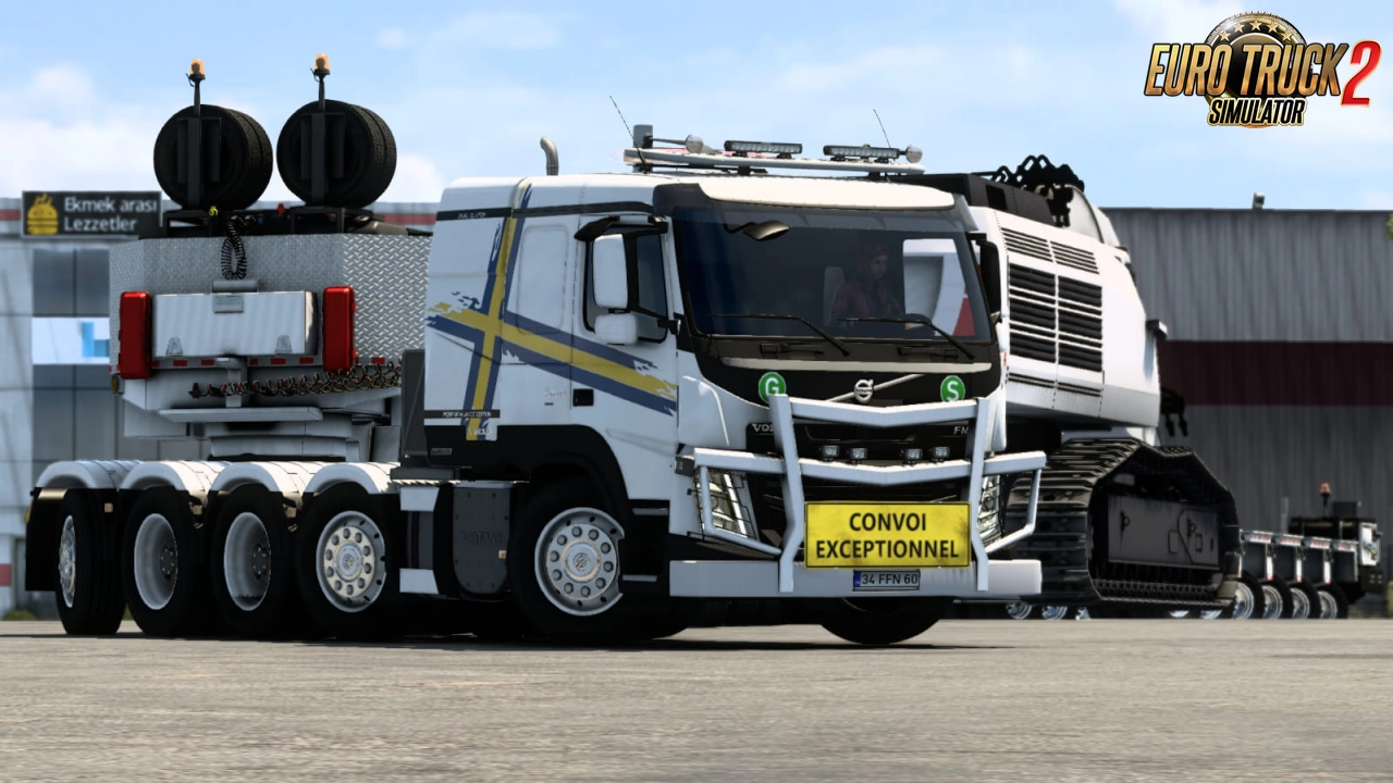 Volvo FM 10x4 Heavy Chassis v1.0 (1.43.x) for ETS2