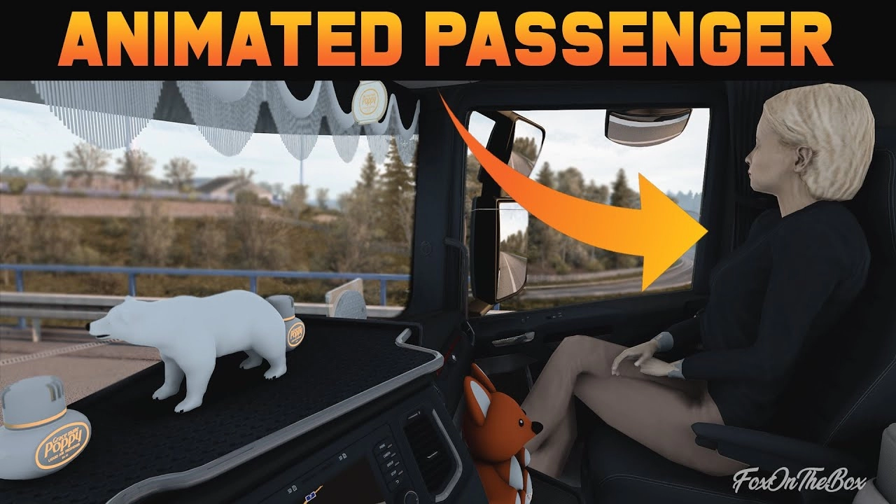 Animated Passenger Mod (1.43.x) - Euro Truck Simulator 2