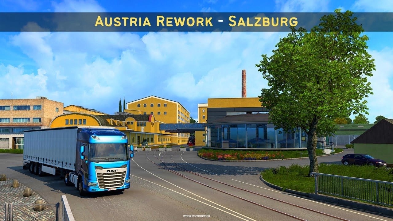Austria Rework - Salzburg city for ETS2